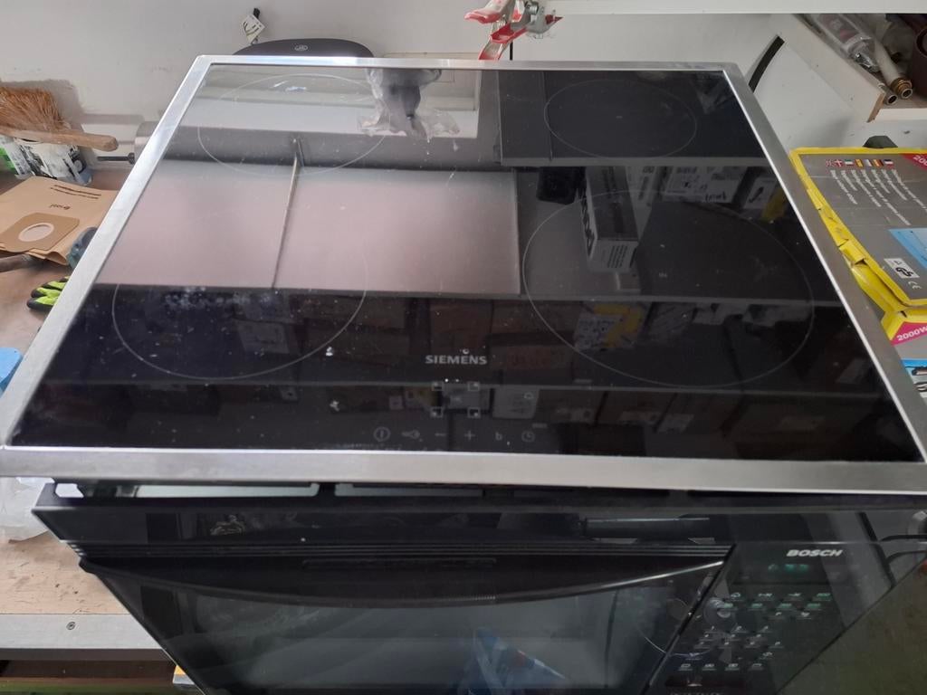 Inductiekookplaat Siemens, Ophalen of Verzenden, Inbouw, Inductie, 4 kookzones