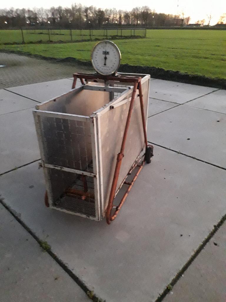 Doorloopweegschaal schapenweegschaal dieren weegschaal weger, Ophalen, Gebruikt
