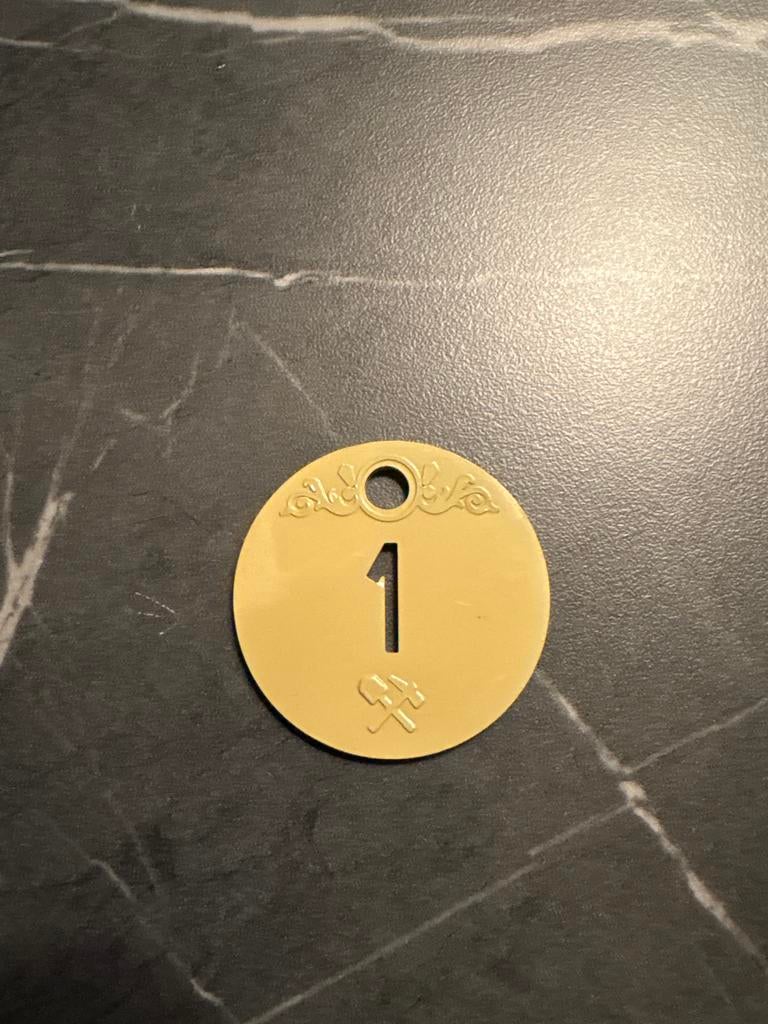 De Baron 1898 munt (penning), Verzamelen, Efteling, Ophalen, Nieuw, Button of Speldje