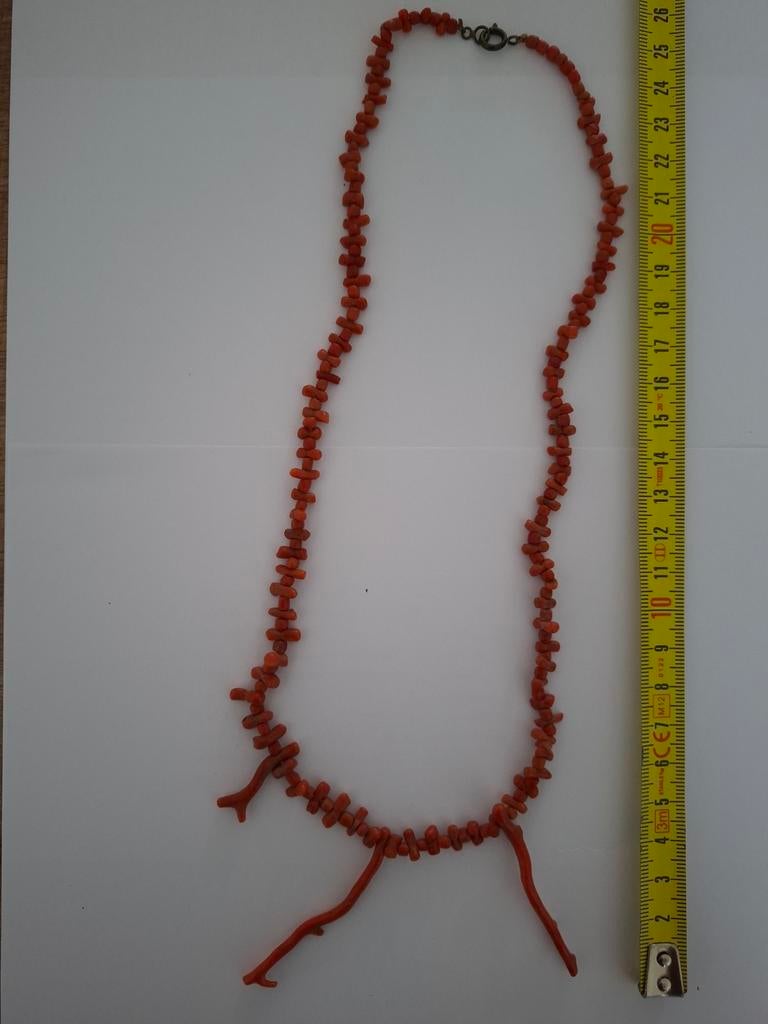 Vintage Koralen Ketting uit Erfenis - Uniek Stuk, Ophalen of Verzenden