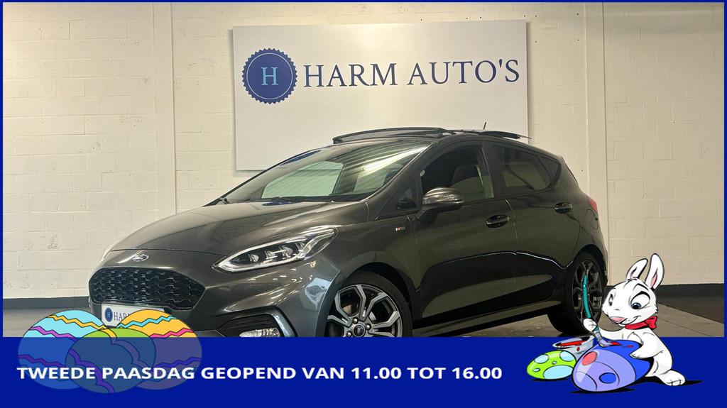Ford Fiesta 1.0 EcoBoost ST-Line Automaat Pano / Navi / Clim, Gebruikt, Zwart, Bedrijf, USB