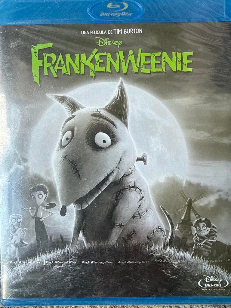 Blu-ray disc Tim Burton Frankenweenie, Ophalen of Verzenden, Nieuw in verpakking, Tekenfilms en Animatie