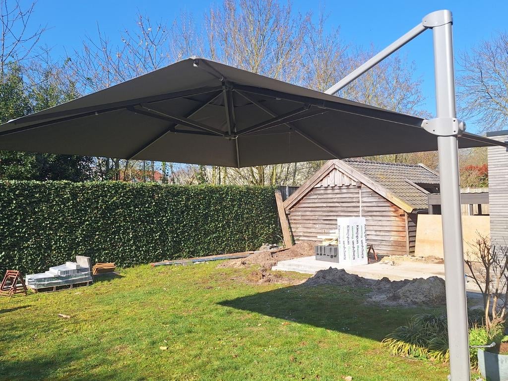 SOLERO Palestro Pro zweefparasol IZGS, Tuin en Terras, Parasols, Ophalen, Verstelbaar, Meer dan 4 meter, Zweefparasol