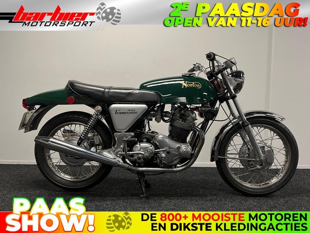 Norton COMMANDO 750 FAST BACK (bj 1972), 2 cilinders, Norton, 745 cc, Motorrijbewijs A