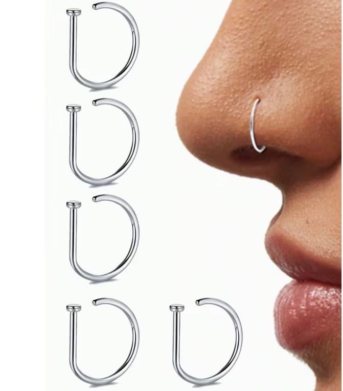 Nep Neuspiercings 5 voor €3, Ophalen of Verzenden, Nieuw, Staal, Neuspiercing