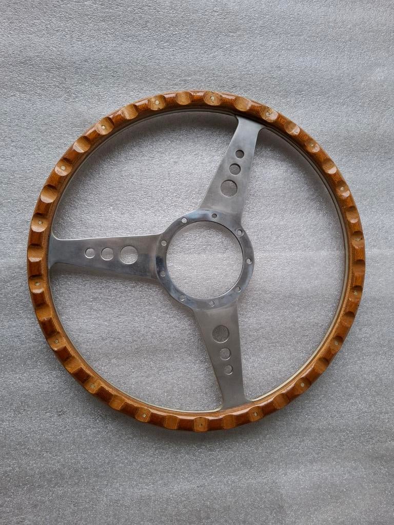 Houten Moto-Lita 12 inch stuur voor oldtimers, Ophalen of Verzenden