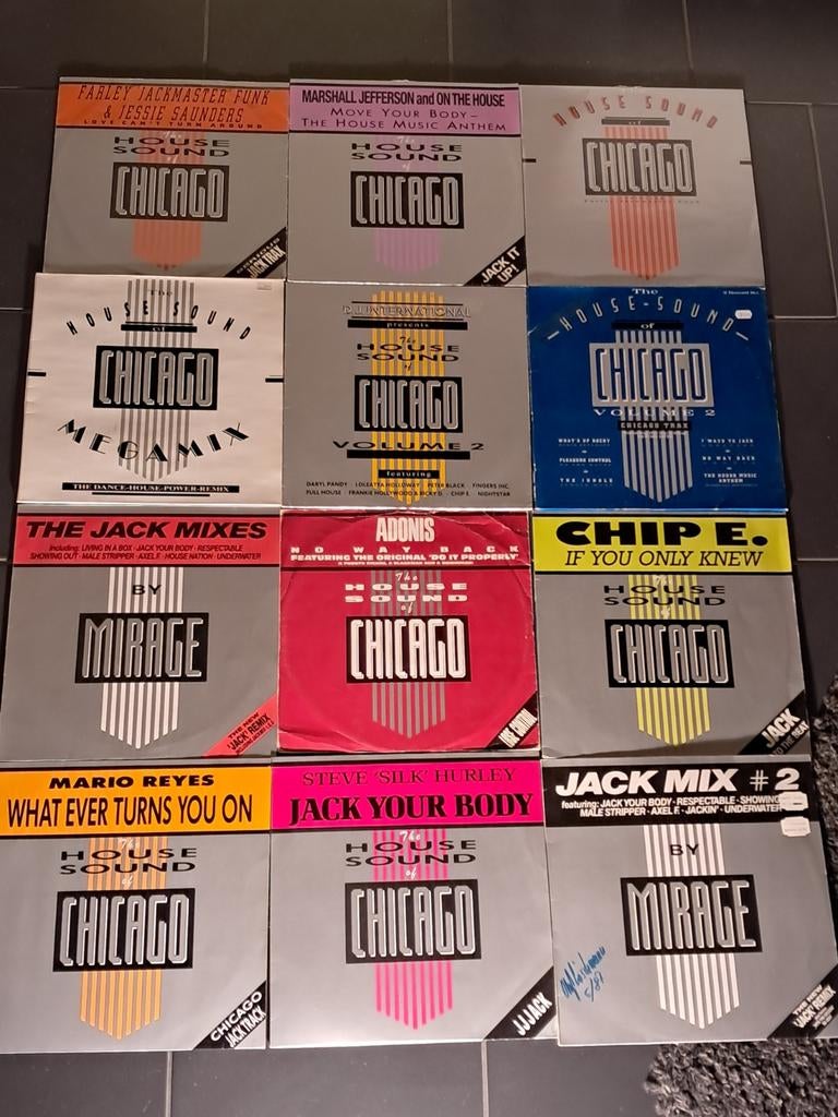 12 x THE HOUSE SOUND OF CHICAGO, Ophalen of Verzenden, Gebruikt, 12 inch