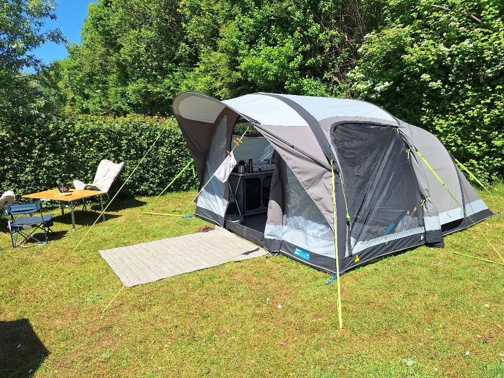 opblaasbare tent poly-katoen Kampa brean 4 air tc, Caravans en Kamperen, Tenten, tot en met 4, Zo goed als nieuw, Ophalen