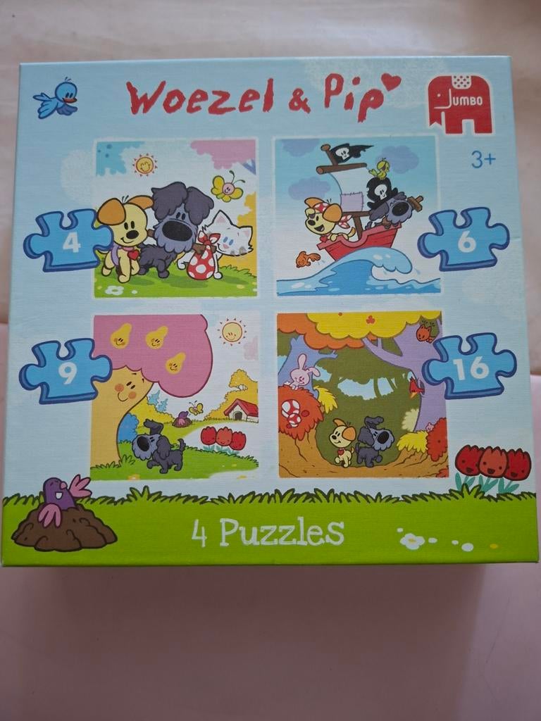 Woezel en Pip Puzzels (4, 6, 9, 16 stukjes), Ophalen of Verzenden