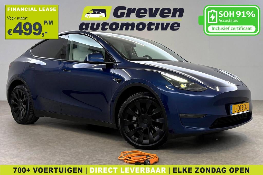 Tesla Model Y 75kwh Long Range AWD | Snelladen | SOH 91% | A, Automaat, Gebruikt, Blauw, 351 pk