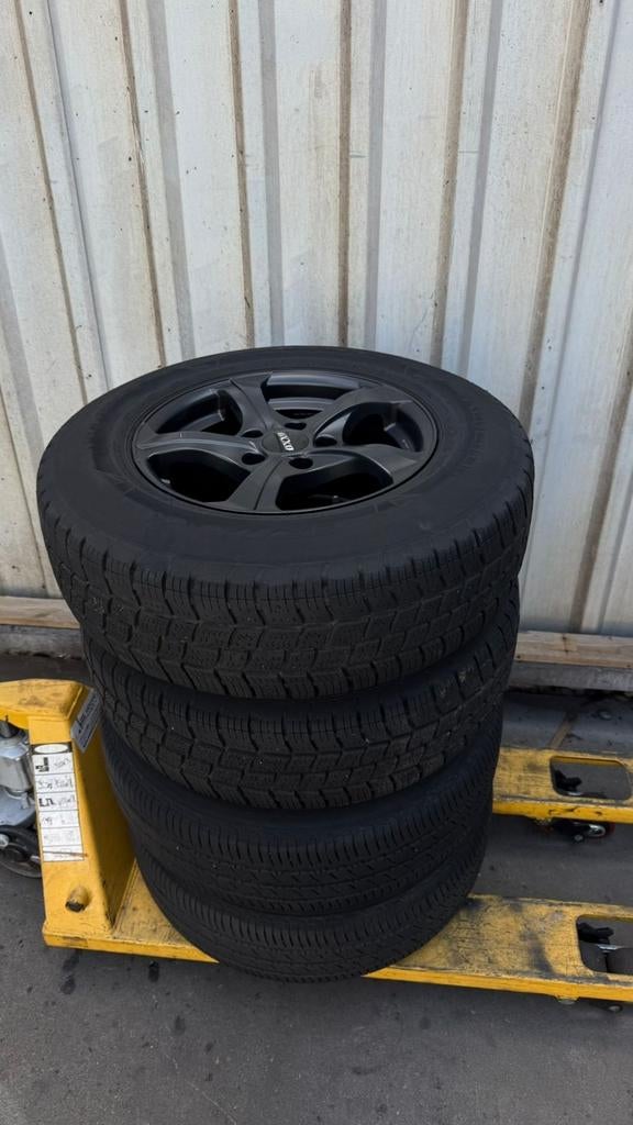 Bestelwagen aluvelgen met banden VW Crafter MAN TGE R16, 16 inch, Ophalen of Verzenden, All Season, Band(en)