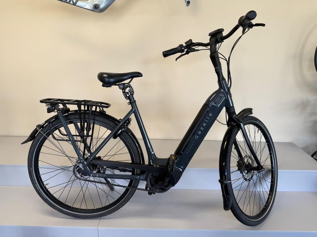 Gazelle Grenoble C5 53cm lage instap, Ophalen, Zo goed als nieuw, 51 tot 55 cm, 50 km per accu of meer