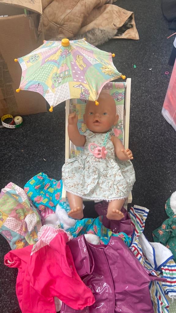 Babyborn met toehoren, Ophalen of Verzenden, Gebruikt, Babypop