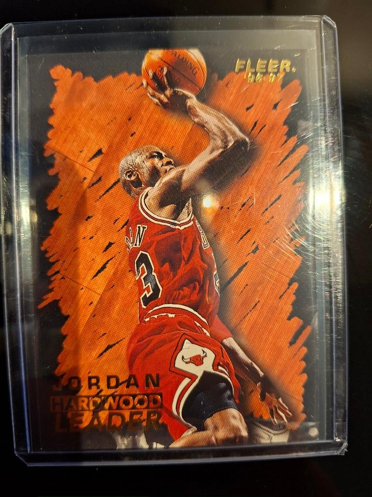 Michael Jordan Fleer 96/97 #123 Basketball card, Verzenden, Zo goed als nieuw, Buitenlandse clubs, Spelerskaart