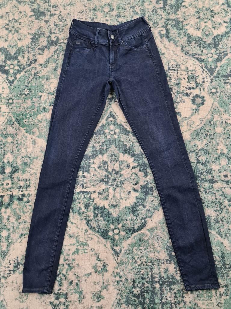 G-star raw lynn D-mid super skinny W29 L34 Dames Tulsi2934, Blauw, Ophalen of Verzenden, W28 - W29 (confectie 36), G-STAR RAW