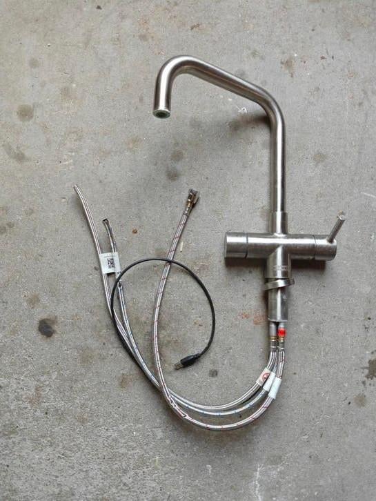 Franke kokendwaterkraan - RVS Floww, Zilver, Ophalen of Verzenden, Metaal, Overige merken