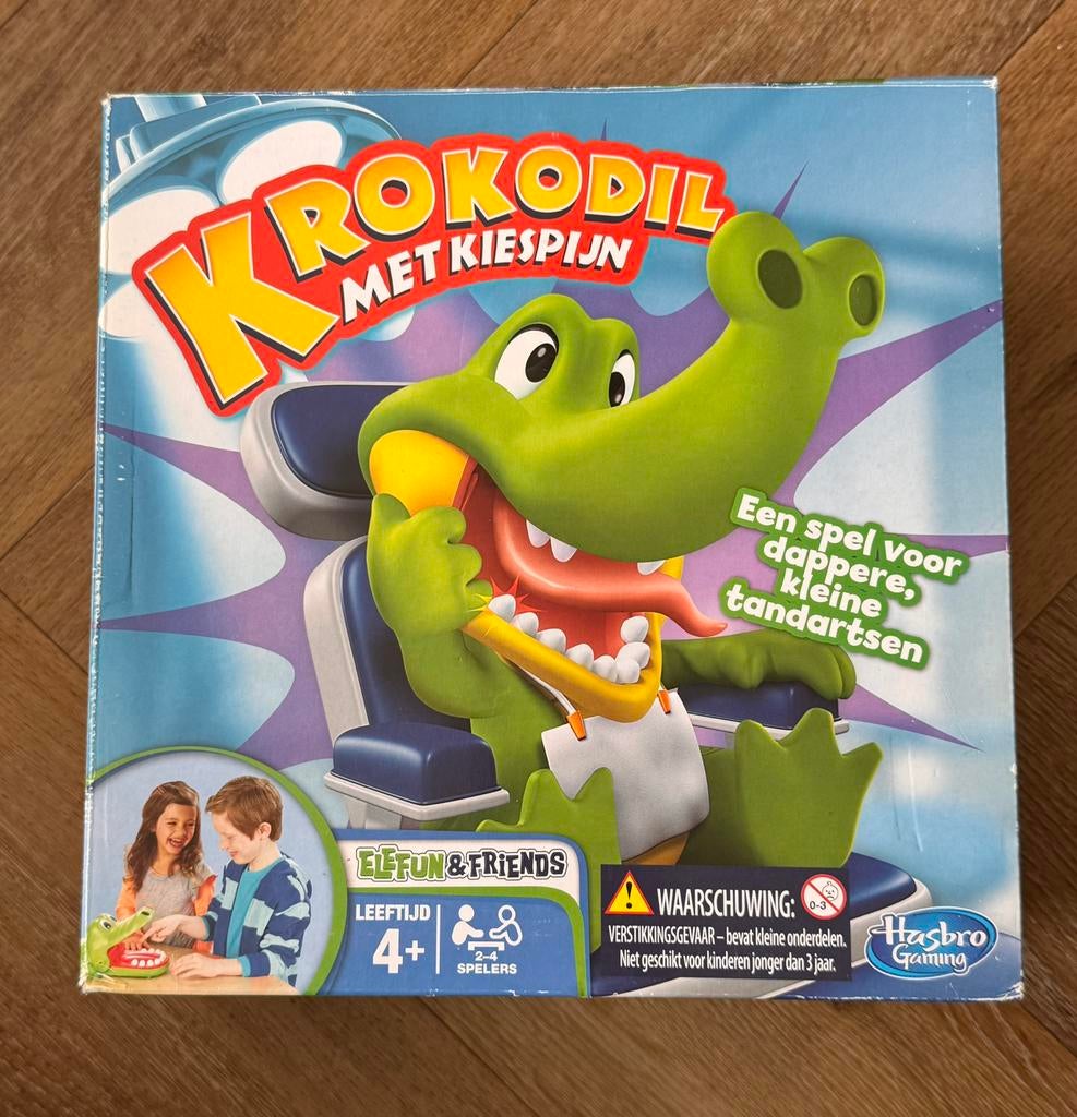 Spel krokodil met kiespijn, Hobby en Vrije tijd, Gezelschapsspellen | Overige, Ophalen of Verzenden, Zo goed als nieuw