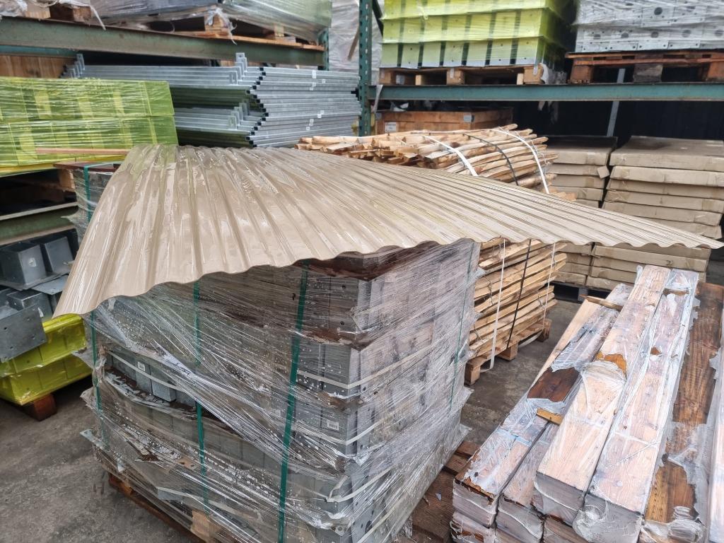 Kunststof golfplaat bruin 1000x1750mm voor €8,75 per stuk, Ophalen, Kunststof, Overige kleuren, Nieuw