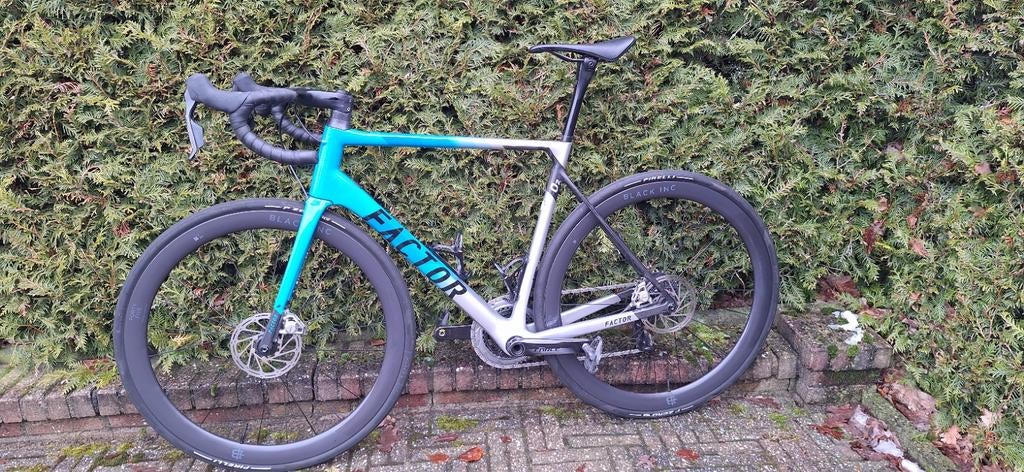 TE KOOP! Factor O2 Miami Blue Racefiets, Fietsen en Brommers, Fietsen | Racefietsen, 28 inch, Carbon, Heren, Zo goed als nieuw