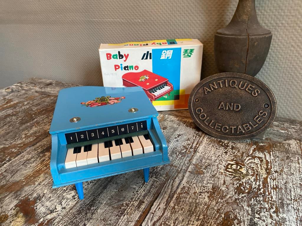 Baby-piano jaren 70, Antiek en Kunst, Ophalen of Verzenden