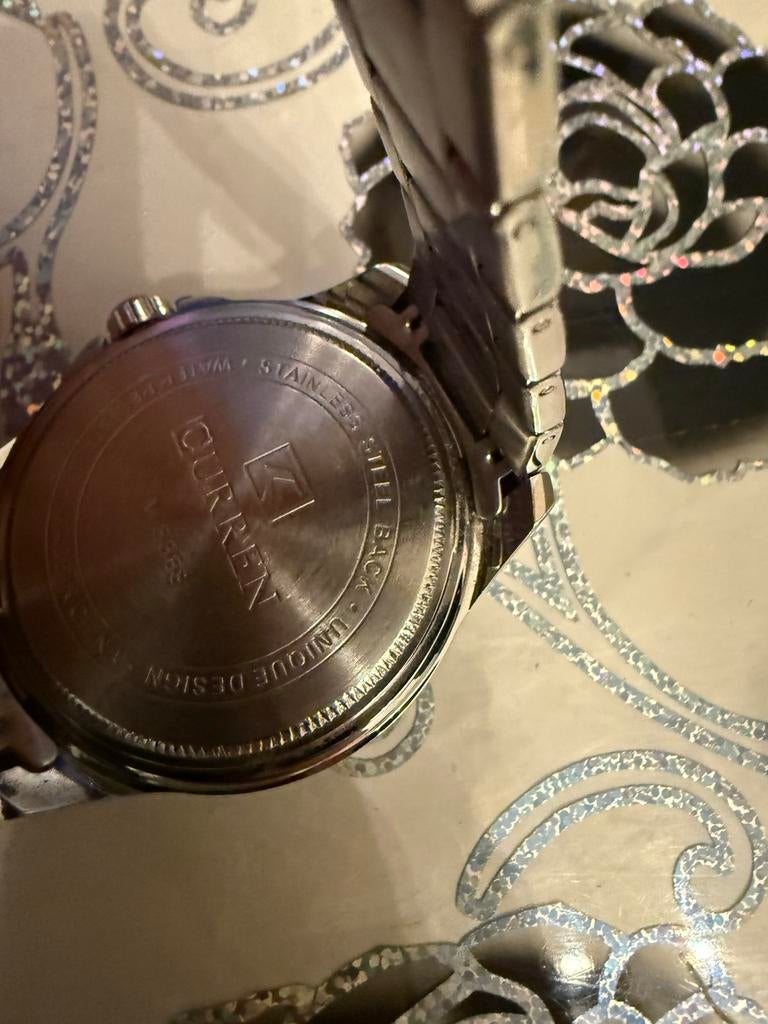 Curren diver style zwart/grijs, Sieraden, Tassen en Uiterlijk, Horloges | Heren, Overige merken, Overige materialen, Polshorloge