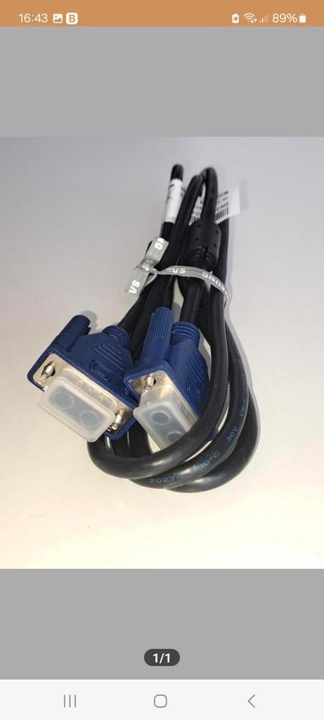 VGA/VGA kabel, Ophalen of Verzenden