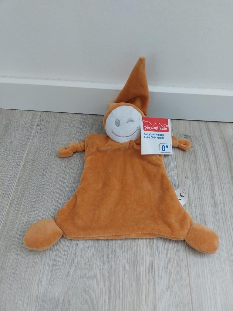 Nieuw! Knuffel knuffeldoekje playing kids spook pop K9498, Ophalen of Verzenden, Zo goed als nieuw, Beer