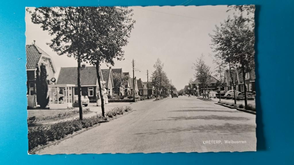 Ureterp Weibuorren, BMW garage , BP benzinepomp 1964, Ophalen of Verzenden, 1960 tot 1980, Ongelopen, Friesland