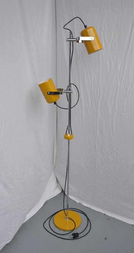 Vintage vloerlampen | Gepo | Raak | Anvia | Herda | Dijkstra, Glas, Ophalen of Verzenden, Zo goed als nieuw, Vintage - mid century - 70ties - Retro - Bollamp - Kwaliteit