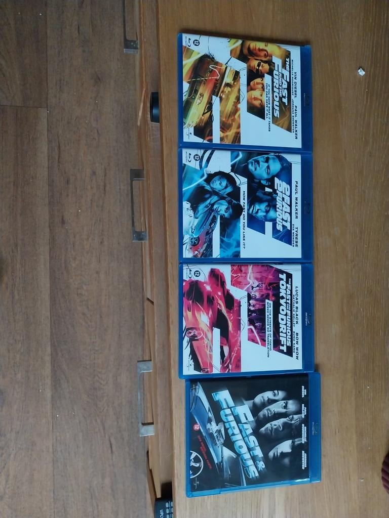 Fast & Furious DVD Collectie Blu_Ray 1 tot 4 deel, Cd's en Dvd's, Boxset, Actie, Ophalen of Verzenden, Zo goed als nieuw