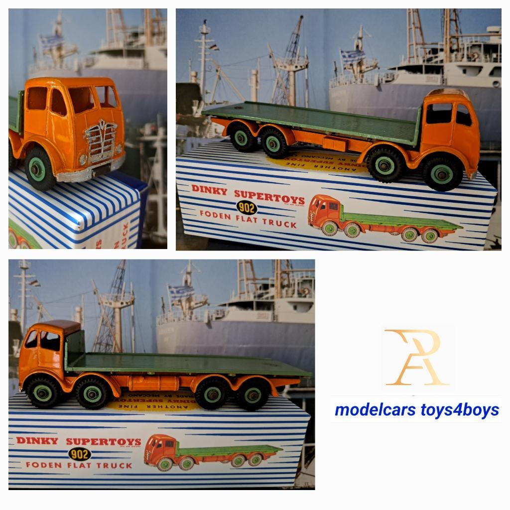 Dinky Toys no. 902 Foden Flat Truck Super Dinky, Verzenden, Gebruikt, Bus of Vrachtwagen, Dinky Toys