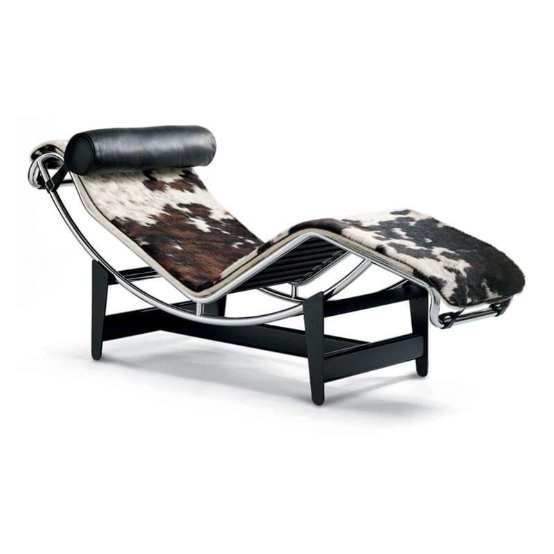 LC4 Chaise Longue - Nieuwe koeienhuid bekleding, Ophalen of Verzenden