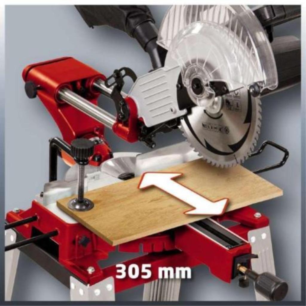 Einhell TC-SM 2531/2U 1900 Watt Afkortzaag incl. onderstel!!, Ophalen, 70 mm of meer, Nieuw, Einhell