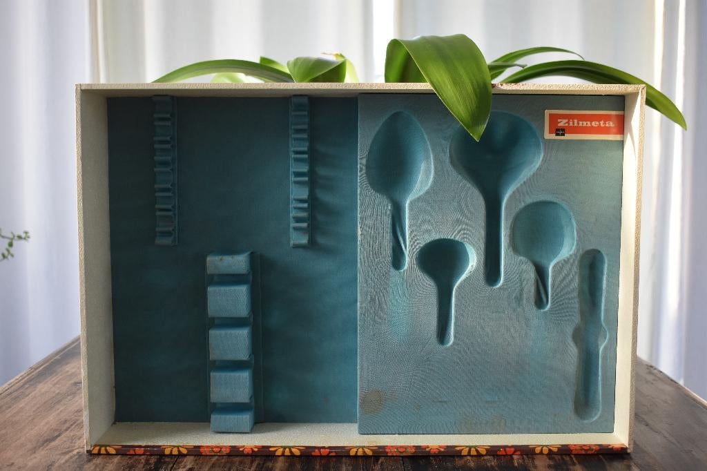 Gero Zilmeta 12 persoons cassette kist doos bak vintage, Ophalen of Verzenden