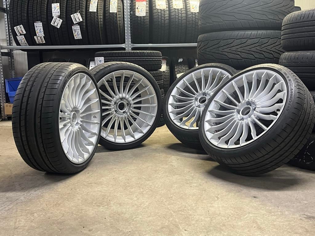 Zomerwielset BMW 5 & 8 Serie | multispaak 20 inch Breedset, Gebruikt, 275 mm, Banden en Velgen, Ophalen of Verzenden