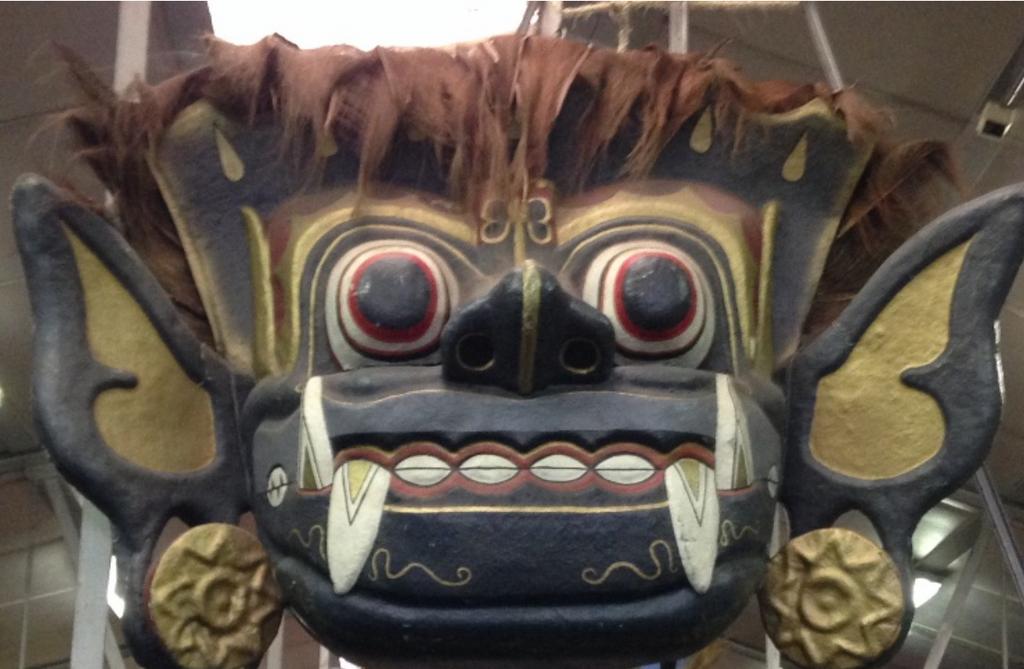 4 grote Balinese Barong Maskers, Ophalen of Verzenden