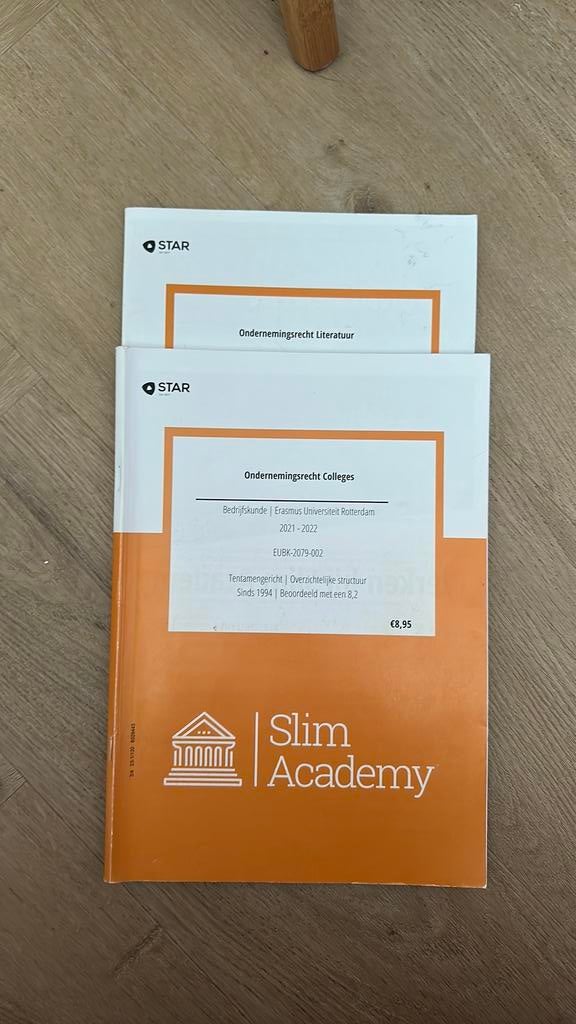 Slim Academy - Ondernemingsrecht, Ophalen of Verzenden, Alpha, Gelezen, WO