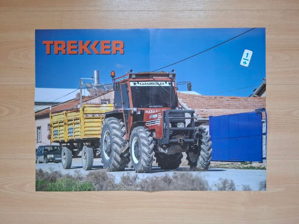 posters uit het blad trekker, Ophalen of Verzenden, Zo goed als nieuw, Deurposter of groter, Overige onderwerpen