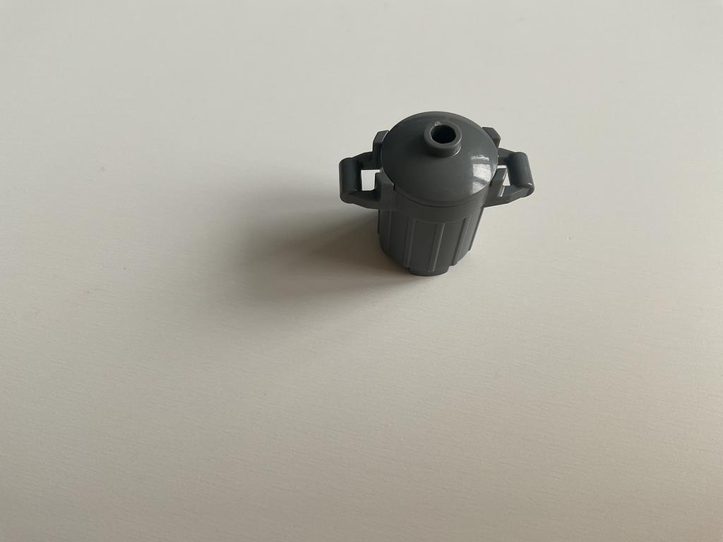 Lego vuilnisbak donker grijs (B), Ophalen of Verzenden, Nieuw, Losse stenen, Lego