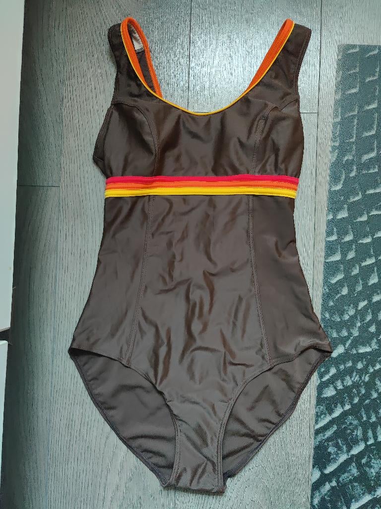 bahamas nieuw prachtig bruin badpak maat 42 B, Verzenden, Nieuw, Bruin, Badpak