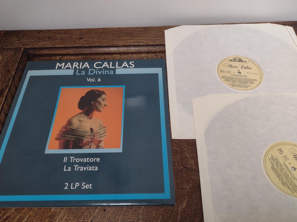Maria Callas, La Divina Vol.6 La Traviata 2LP set, Ophalen, Zo goed als nieuw, Romantiek, Opera of Operette