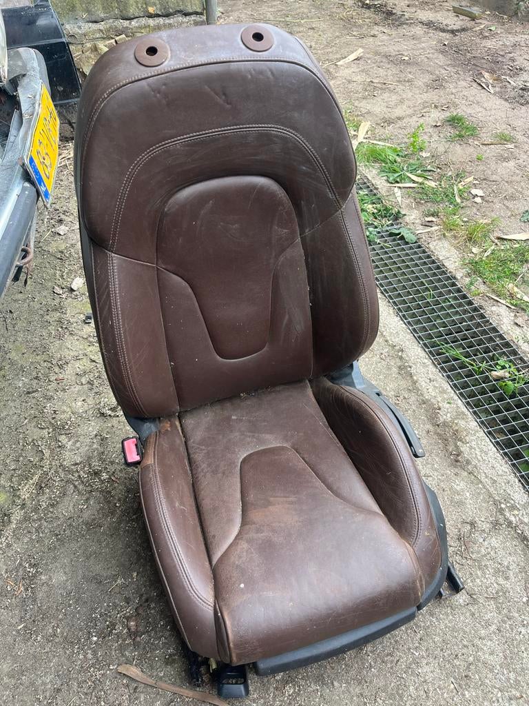 Audi Bestuurdersstoel leer 2011, Auto-onderdelen, Interieur en Bekleding, Ophalen, Gebruikt, Audi