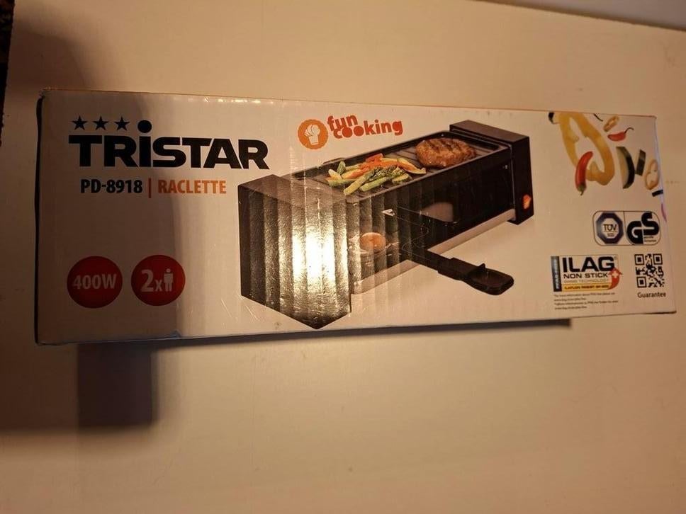 Tristar Raclette Grill - Nieuw in doos!, Ophalen of Verzenden, Nieuw, Elektrisch, Fondueset