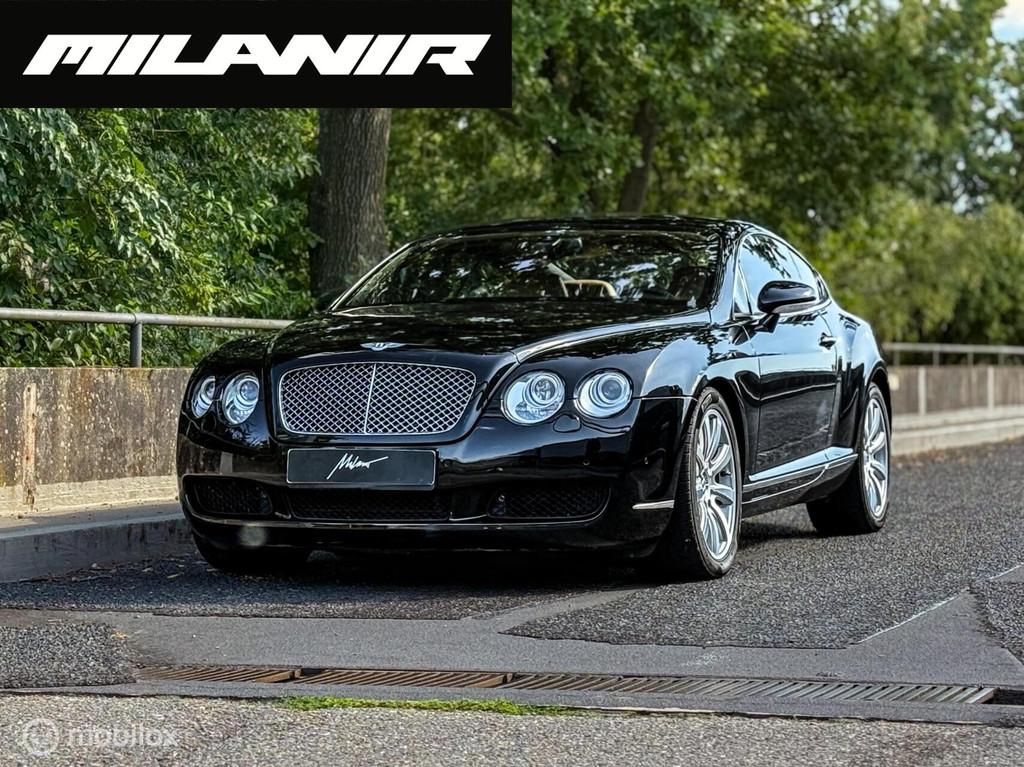 Bentley Continental GT 6.0 W12 |Geheugenstoel |Leder |Cruise, Automaat, Beige, 12 cilinders, Zwart
