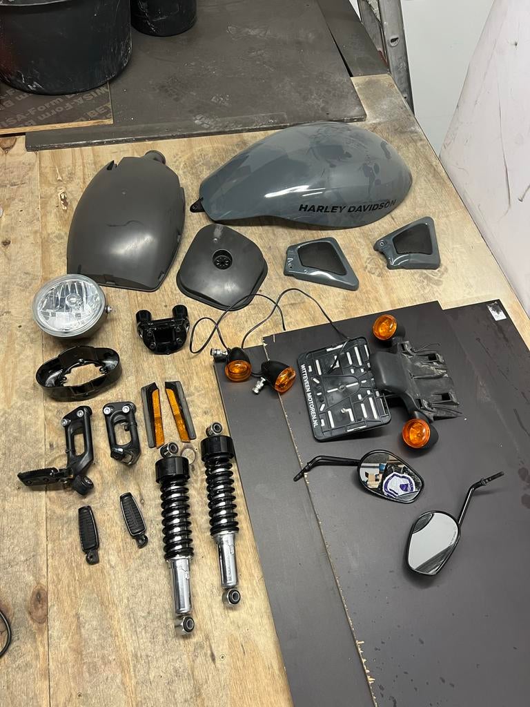 Harley Davidson Onderdelen - night rod special bj2012, Motoren, Ophalen, Gebruikt