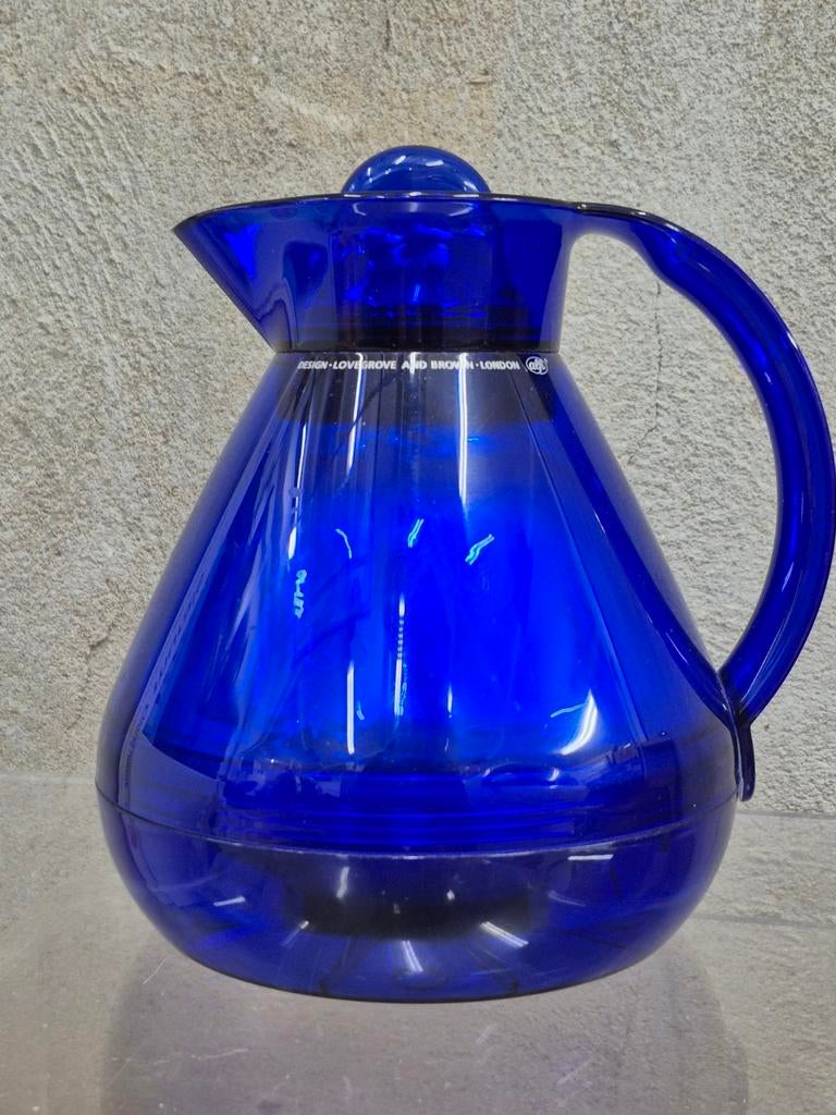 Alfi thermoskan 0.9 L blauw Lovegrove & Brown London. , Ophalen of Verzenden, Zo goed als nieuw