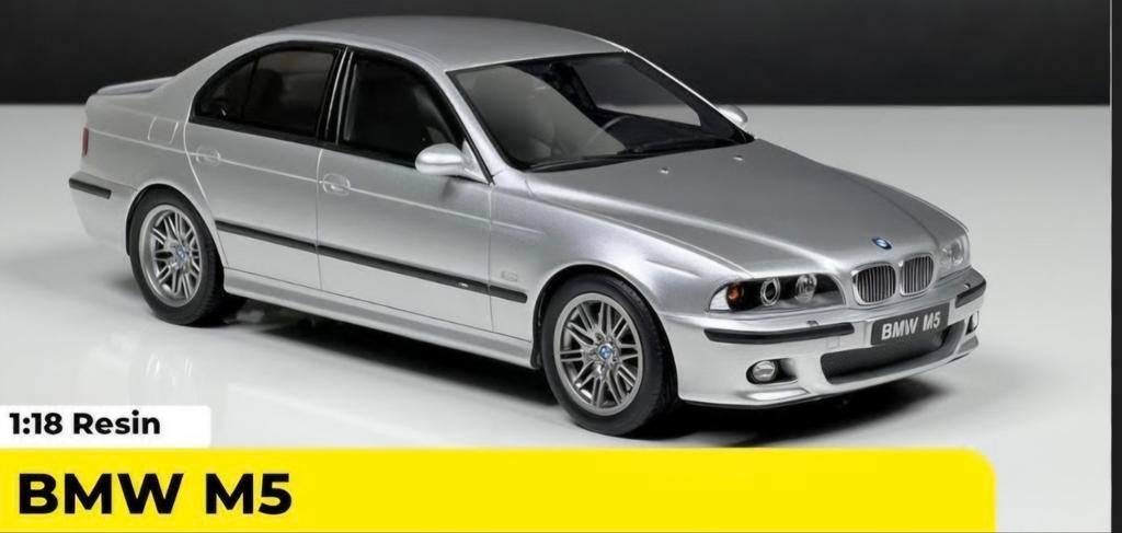 Ottomobile 1:18 Bmw E39 M5 grijs, Ophalen of Verzenden