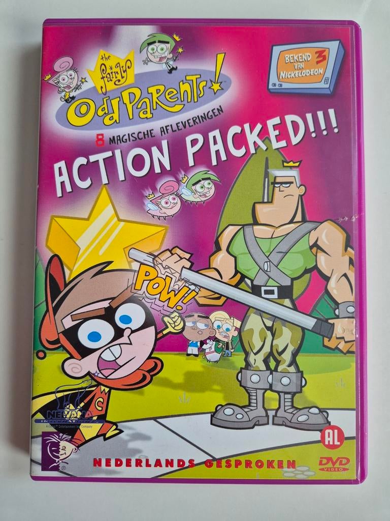 The Fairly OddParents - Action Packed DVD, Alle leeftijden, Ophalen of Verzenden, Zo goed als nieuw, Komedie