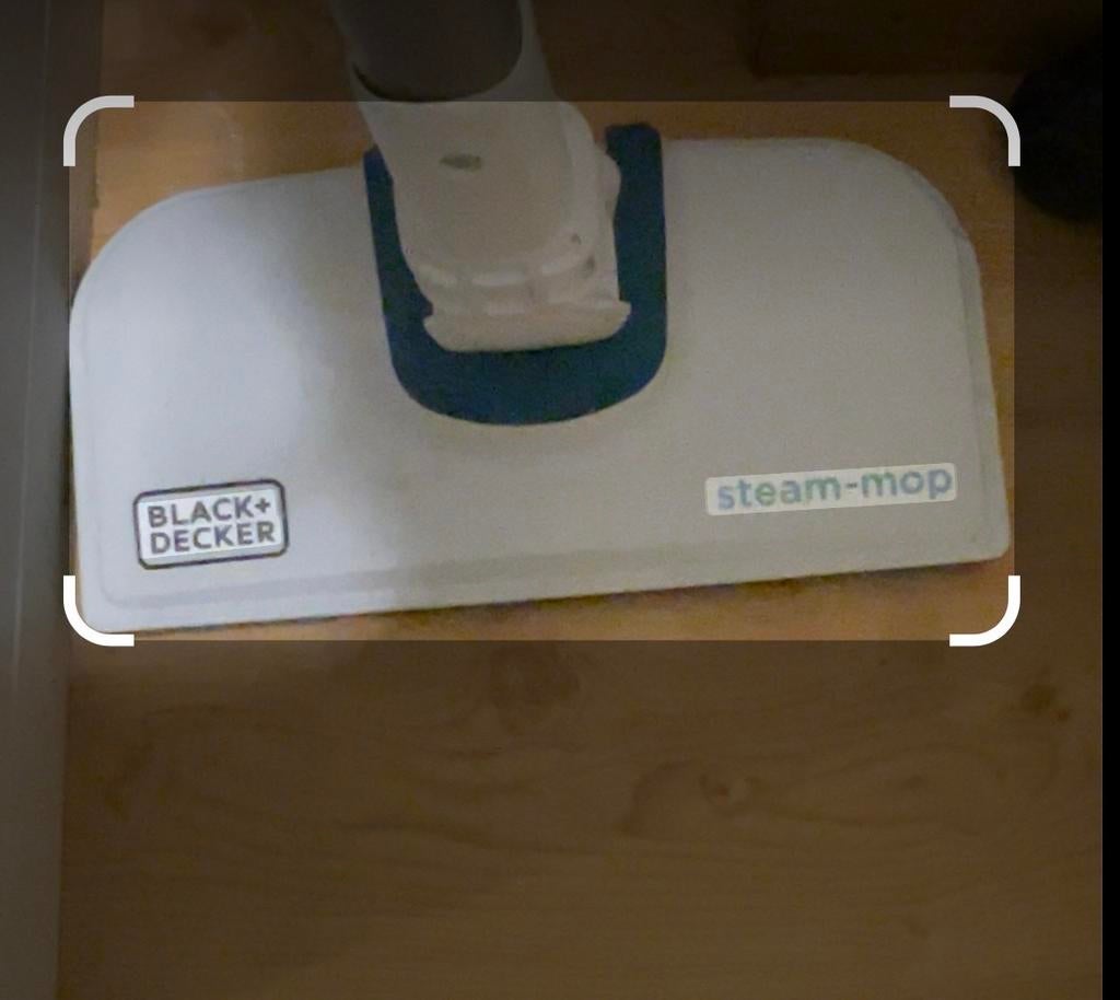 Black+Decker Steam-Mop - Zo goed als nieuw!, Ophalen of Verzenden, Zo goed als nieuw, Waterstofzuiger, Minder dan 1200 watt