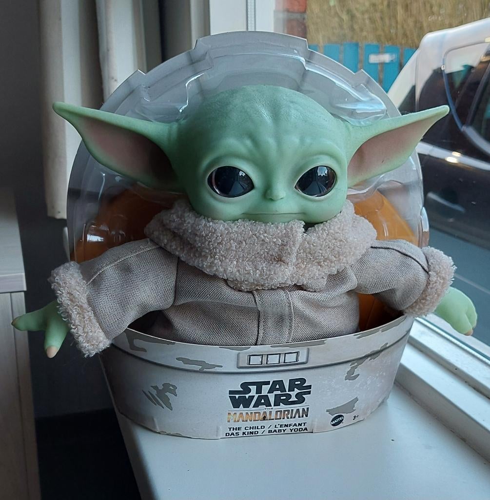 Grogu The Mandalorian, Ophalen of Verzenden, Zo goed als nieuw, Actiefiguurtje